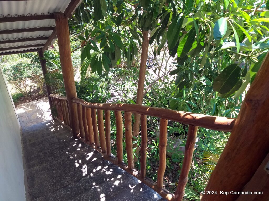 Kep Lodge Guesthouse & Restaurant in Kep, Cambodia.