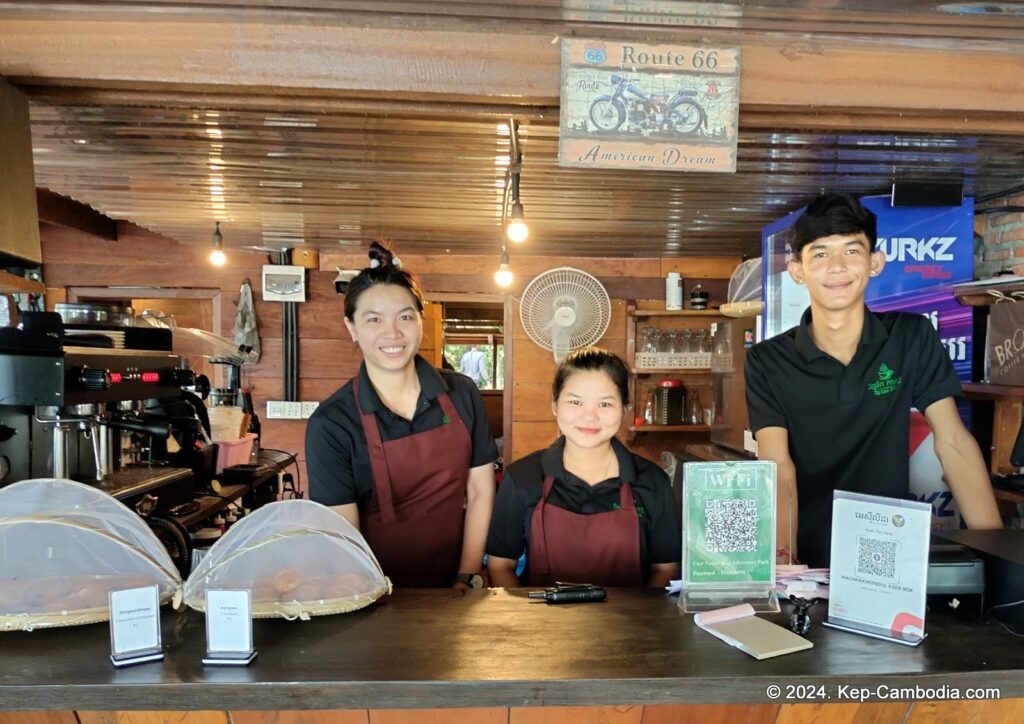 Zip Line Cafe in Kep, Cambodia.