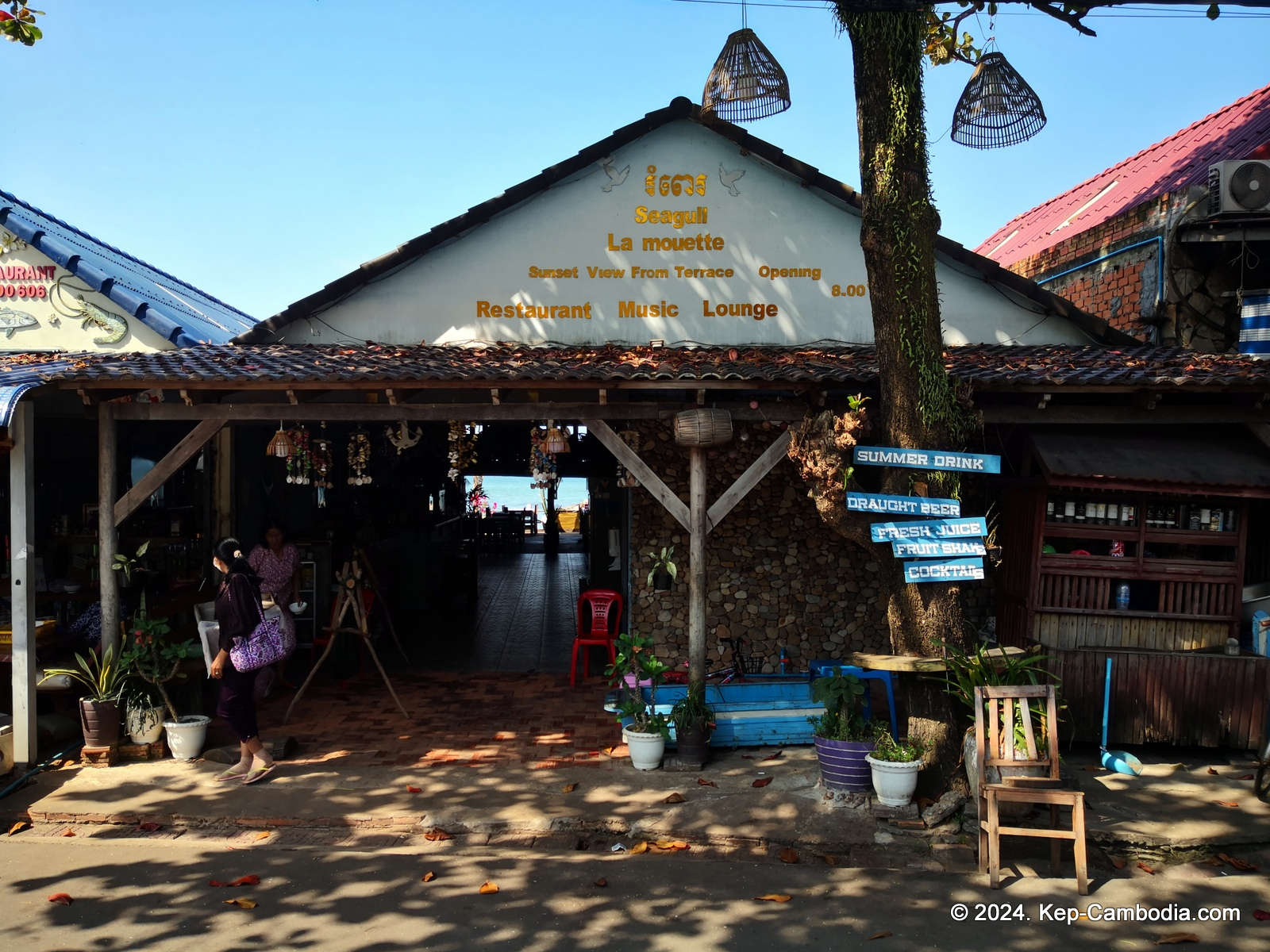Kep Crab Market in Cambodia.