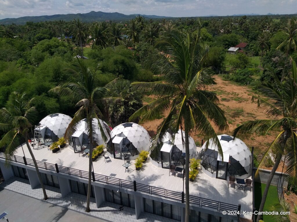 Adventure Dome in Kep, Cambodia.