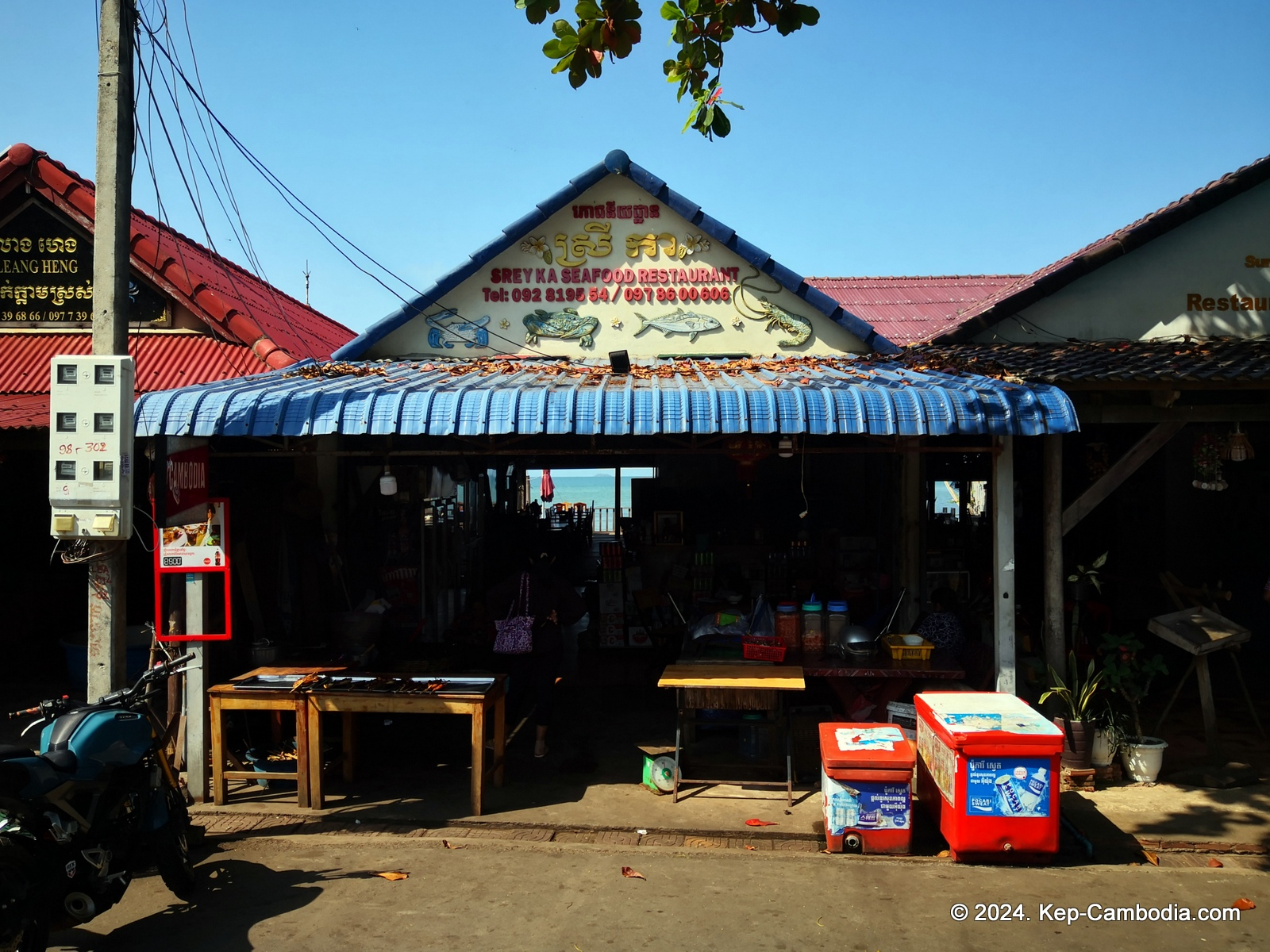 Kep Crab Market in Cambodia.