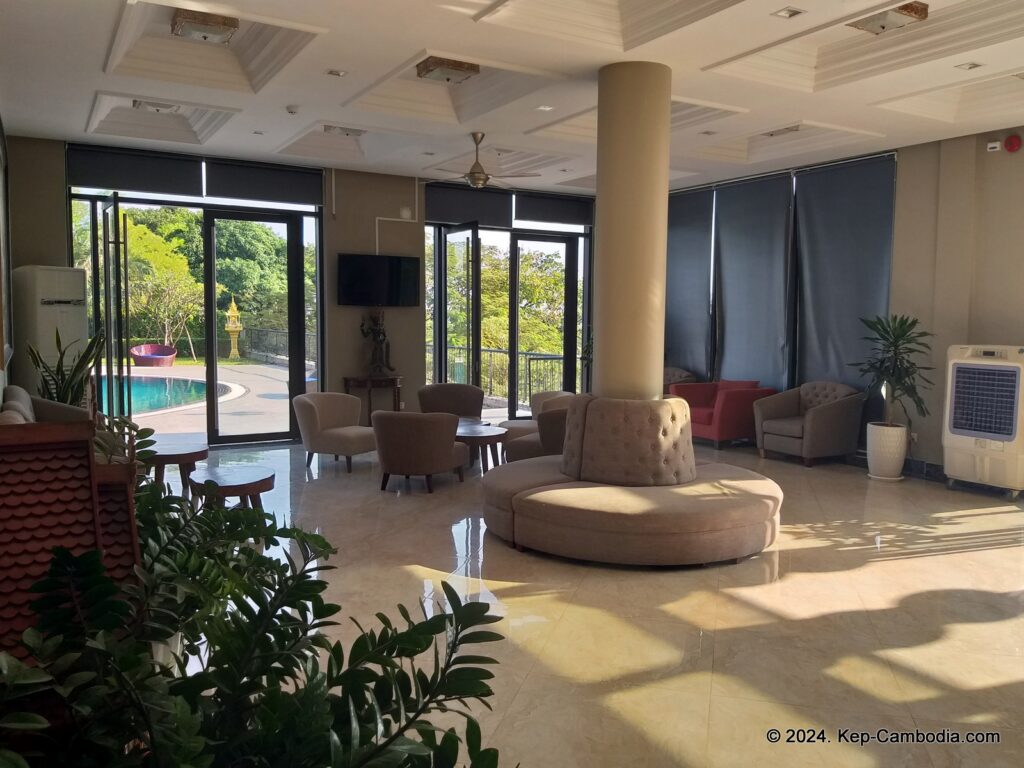 Kep Bay Hotel and Resort in Kep, Cambodia.