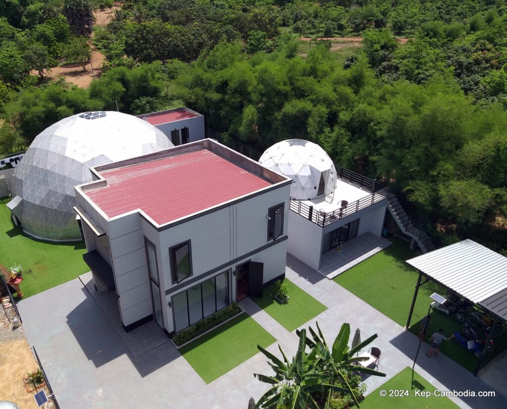 Adventure Dome in Kep, Cambodia.