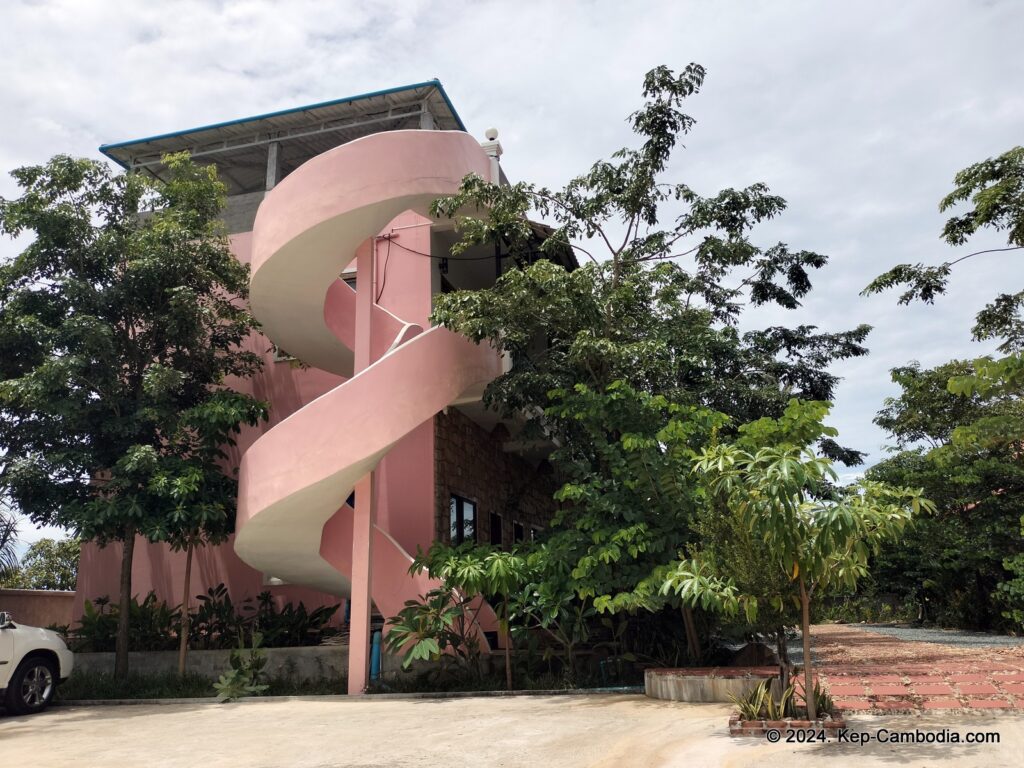 The P2 Kep Guesthouse in Cambodia.