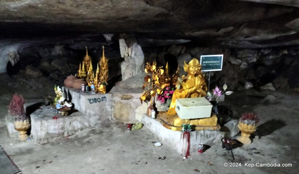 Kampong Trach Caves and Mountains in Kep, and Kampot, Cambodia.