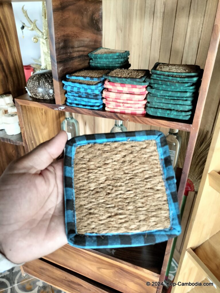 Phnom Vor Natural Paradise Resort in Kep, Cambodia and Kampot. Restaurant and Bamboo Train.