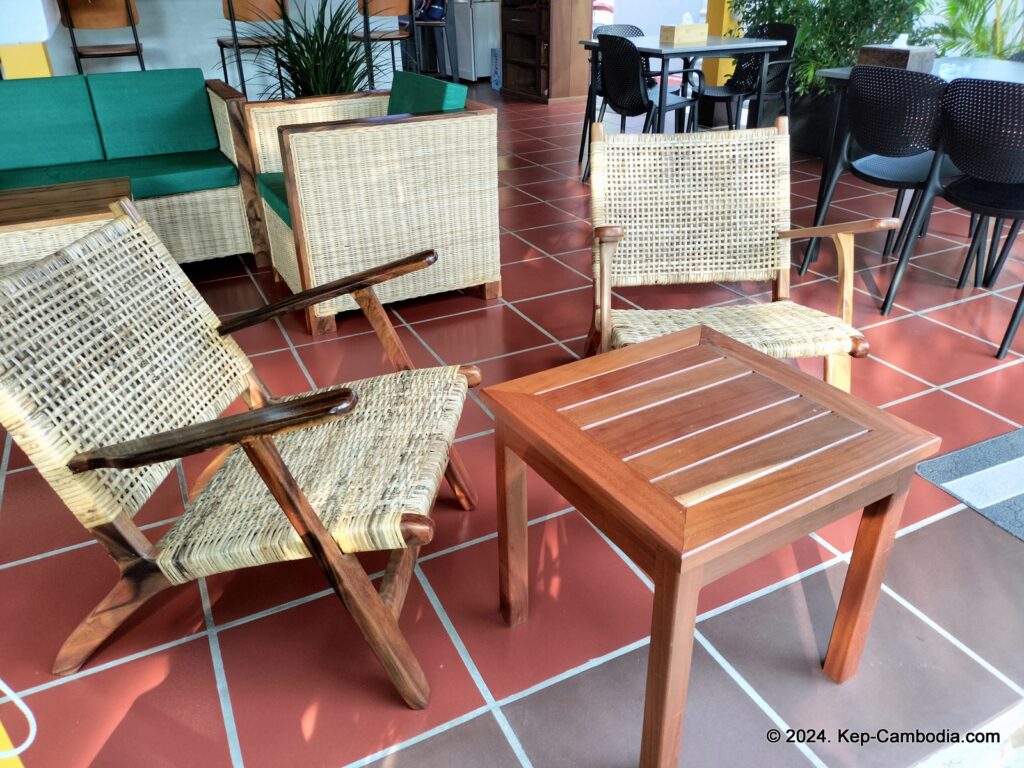 O'Kare restaurant in Kep, Cambodia