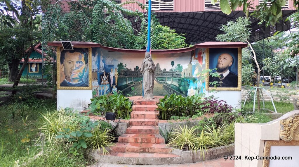 Don Bosco Hotel school in Kep, Cambodia. Retreat.
