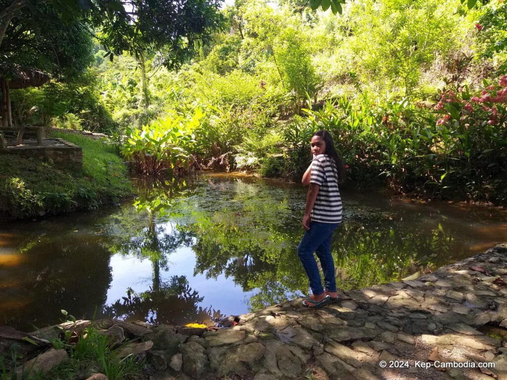 Kep Butterfly Garden in Kep, Cambodia.