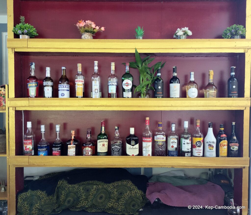 Italian Corner Restaurant in Kep, Cambodia.