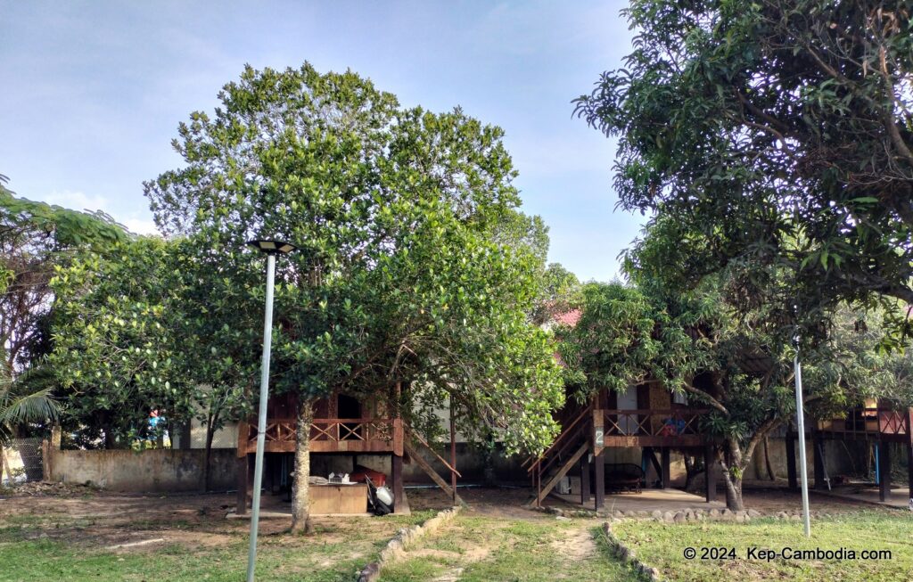 Surya Kep Restaurant and Bungalows in Kep, Cambodia.