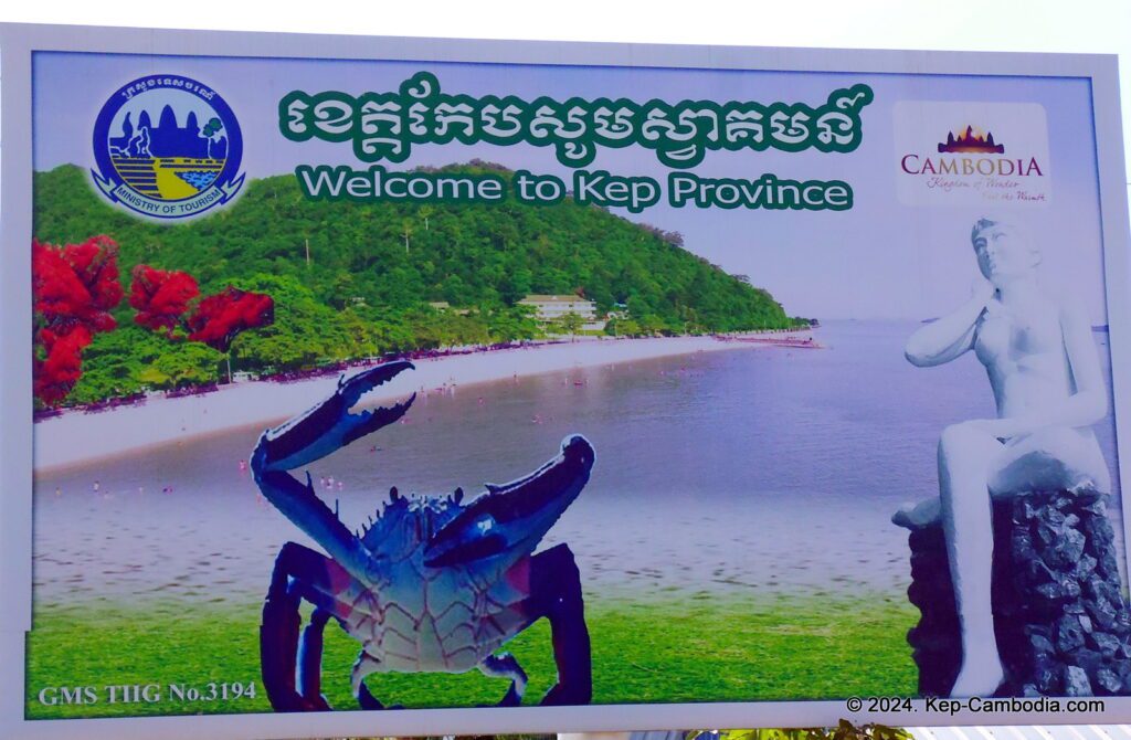 Mangrove forest in Kep, Cambodia.