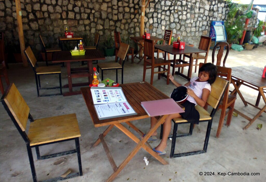 Beachside tacos in Kep, Cambodia