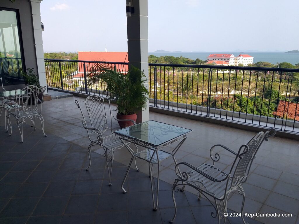 Kep Bay Hotel and Resort in Kep, Cambodia.