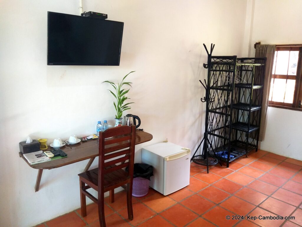 Kep Lodge Guesthouse & Restaurant in Kep, Cambodia.