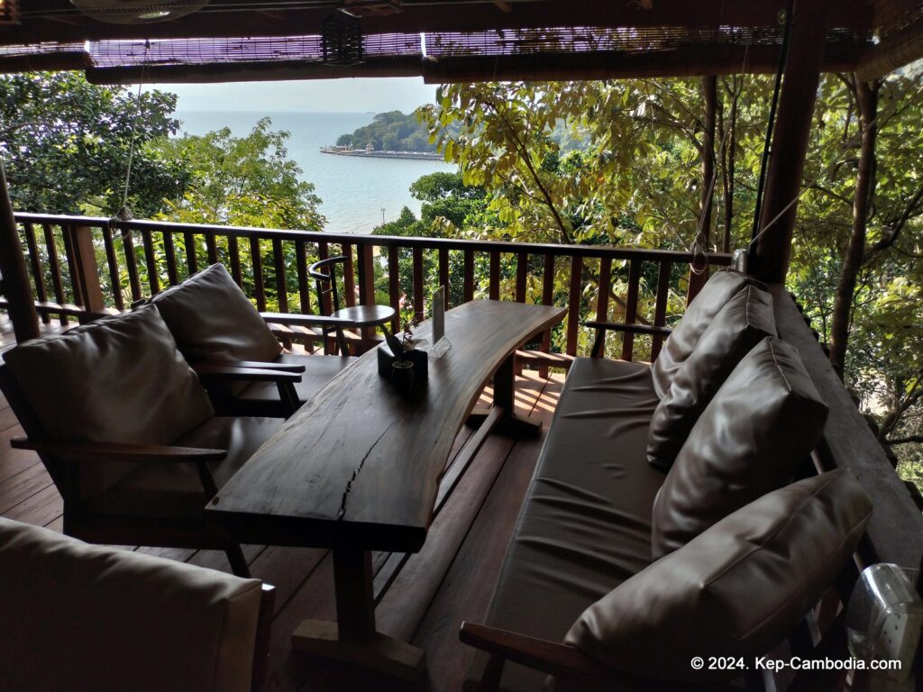 Zip Line Cafe in Kep, Cambodia.