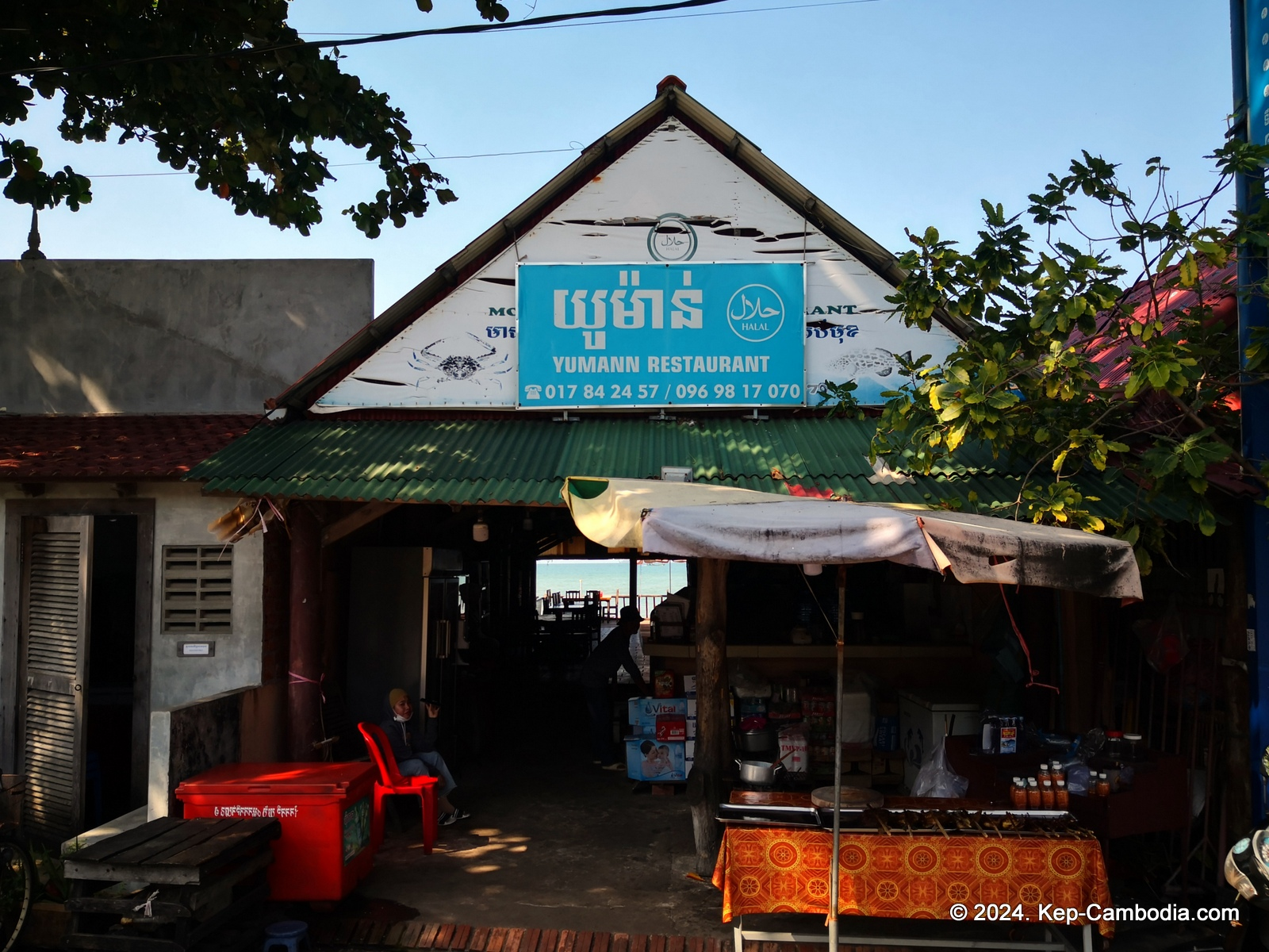 Kep Crab Market in Cambodia.