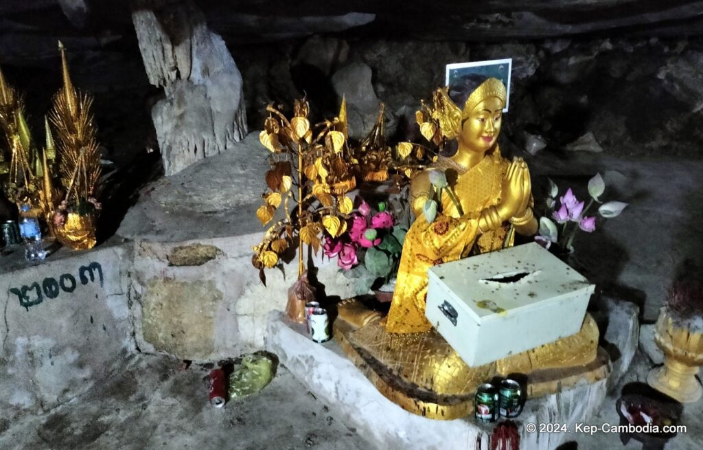 Kampong Trach Caves and Mountains in Kep, and Kampot, Cambodia.