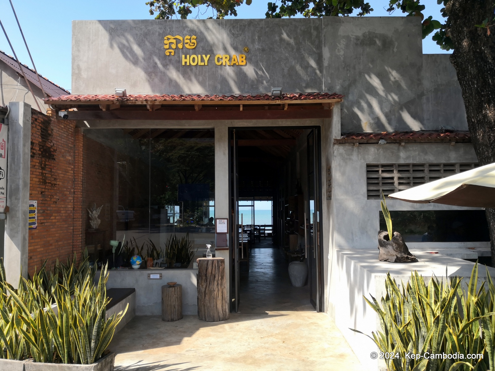 Kep Crab Market in Cambodia.