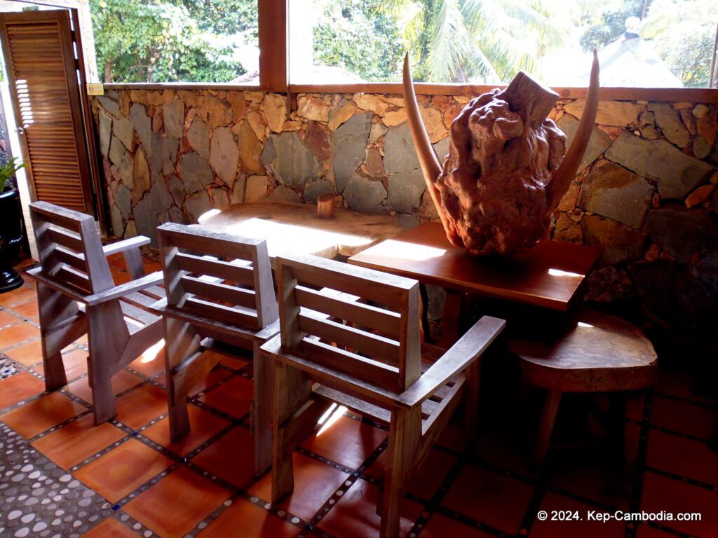 Veranda Natural Resort in Kep, Cambodia.