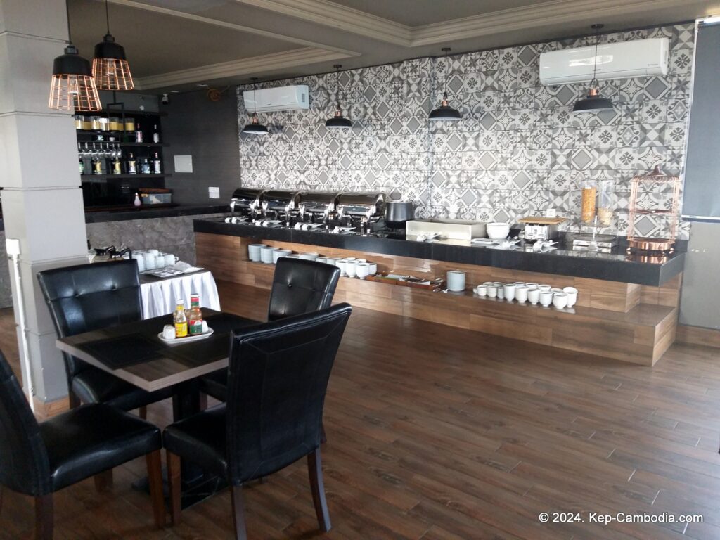 Kep Bay Hotel and Resort in Kep, Cambodia.