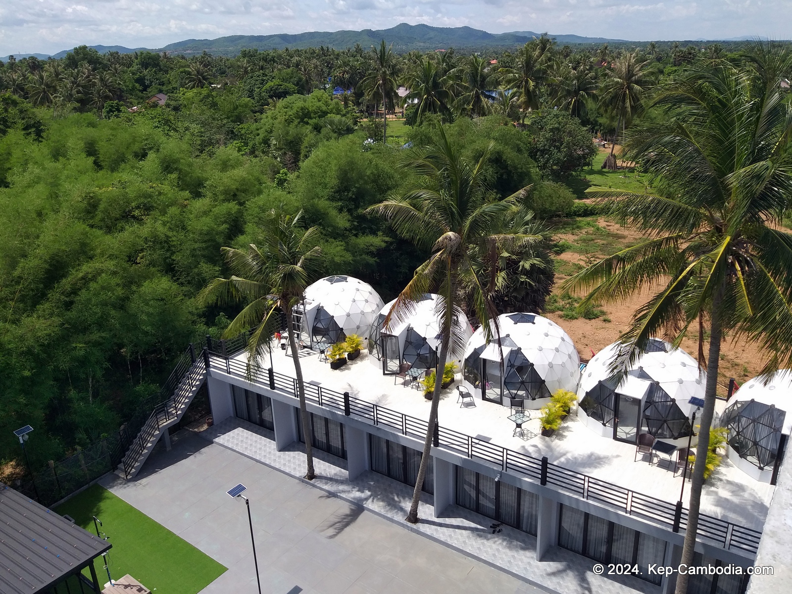 Adventure Dome in Kep, Cambodia.