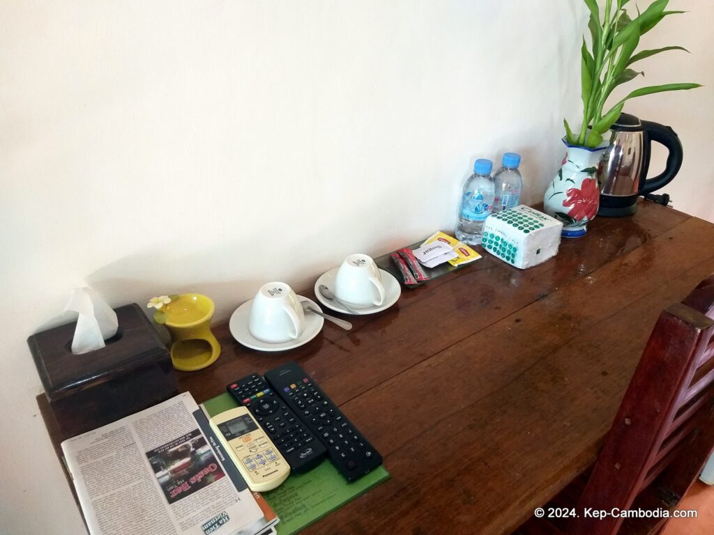 Kep Lodge Guesthouse & Restaurant in Kep, Cambodia.