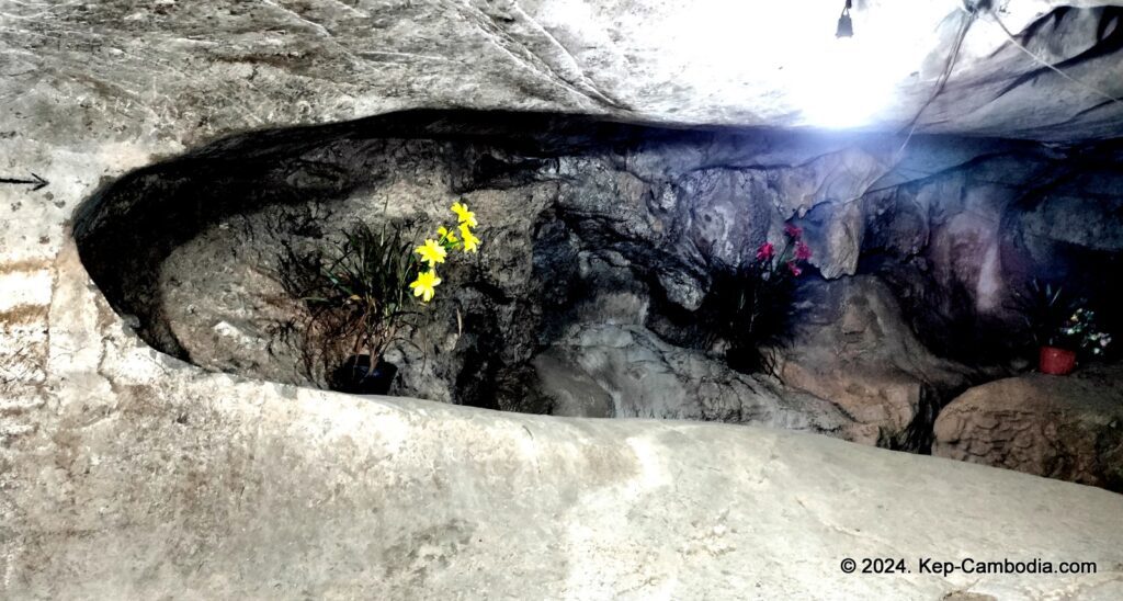 Kampong Trach Caves and Mountains in Kep, and Kampot, Cambodia.