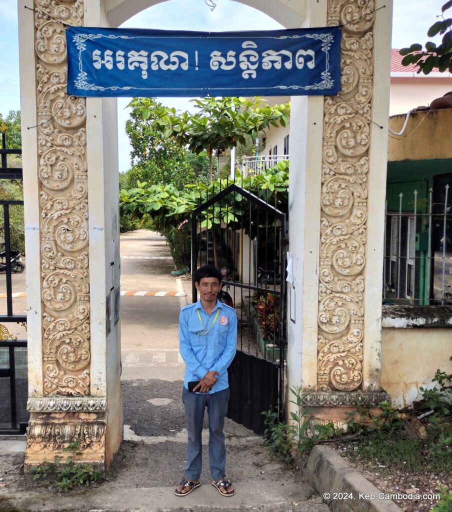 Don Bosco Hotel school in Kep, Cambodia. Retreat.