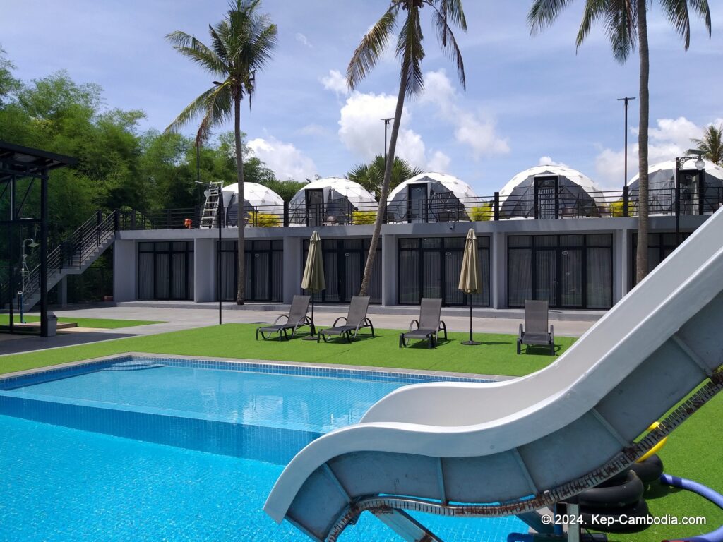 Adventure Dome in Kep, Cambodia.