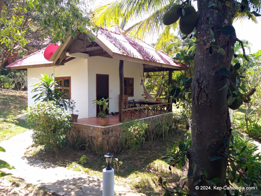 Kep Lodge Guesthouse & Restaurant in Kep, Cambodia.
