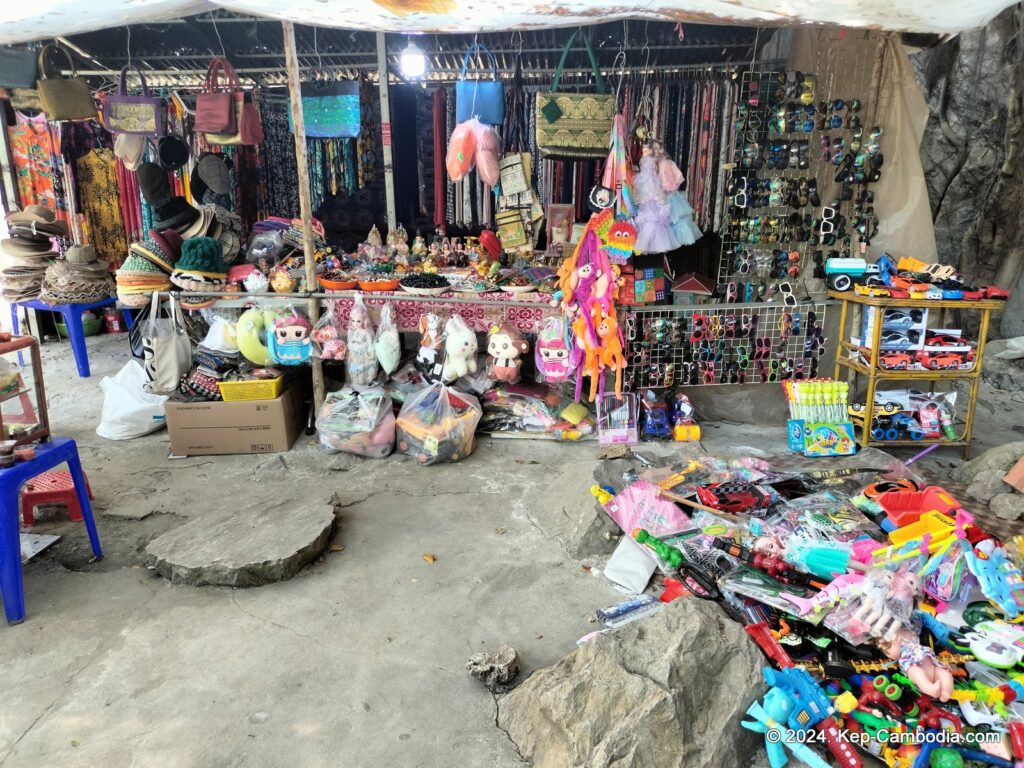 Kampong Trach Caves and Mountains in Kep, and Kampot, Cambodia.