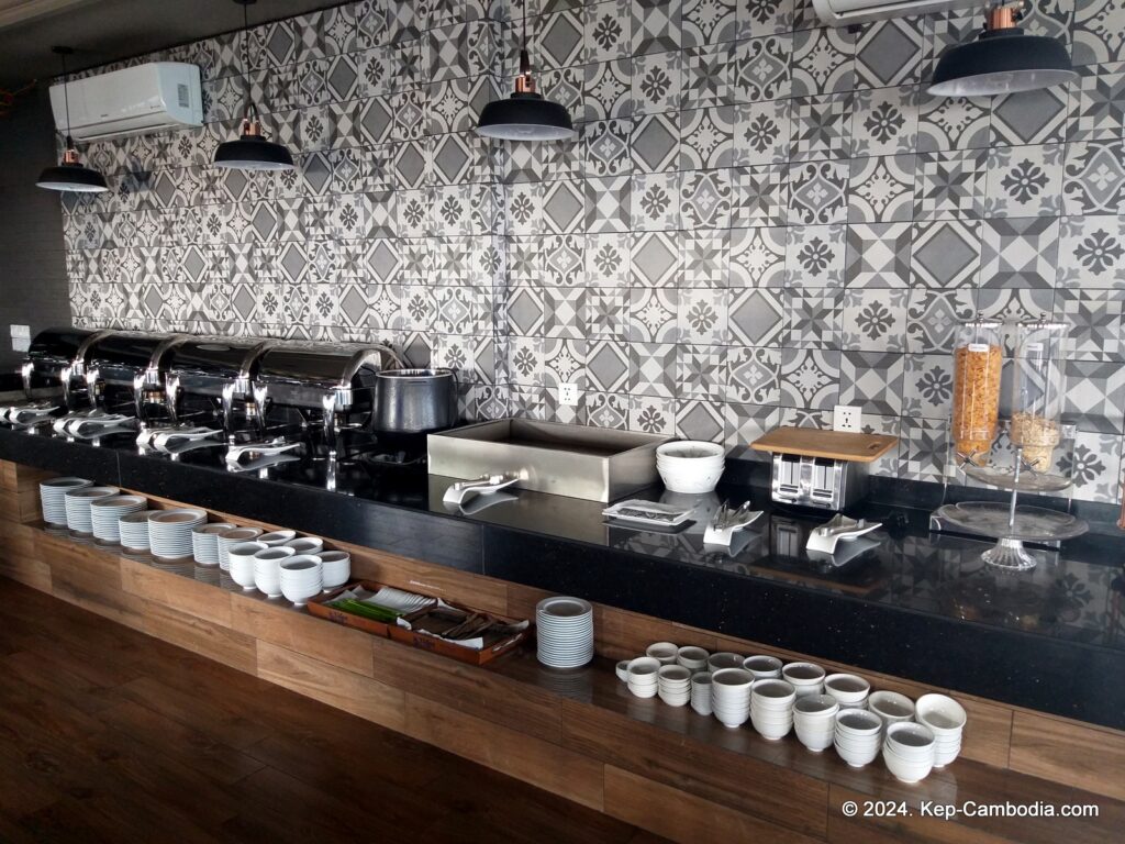 Kep Bay Hotel and Resort in Kep, Cambodia.