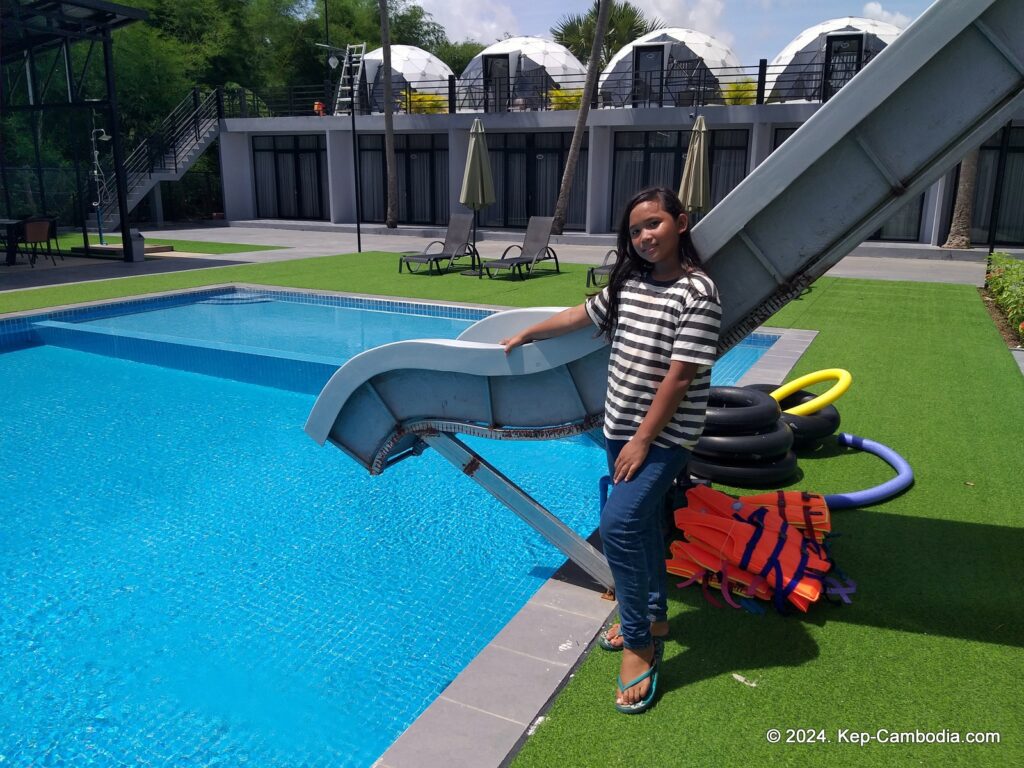 Adventure Dome in Kep, Cambodia.