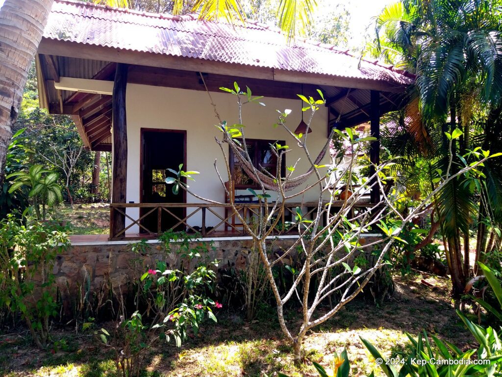 Kep Lodge Guesthouse & Restaurant in Kep, Cambodia.