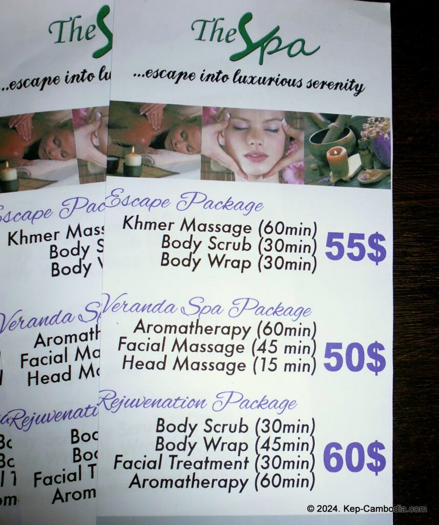 Veranda Natural Resort in Kep, Cambodia.