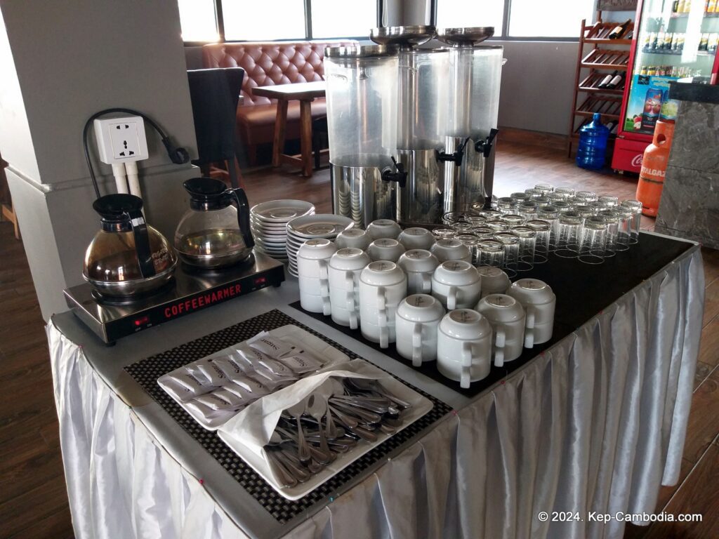 Kep Bay Hotel and Resort in Kep, Cambodia.