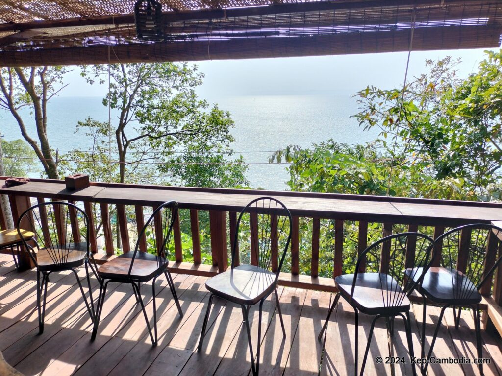 Zip Line Cafe in Kep, Cambodia.