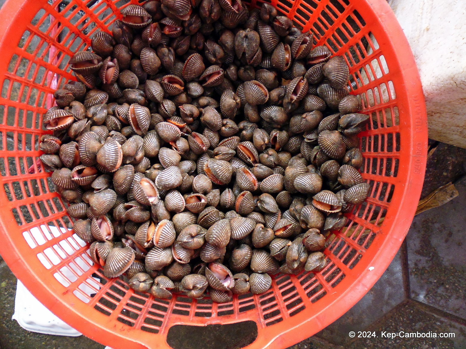 Kep Crab Market in Kep, Cambodia.