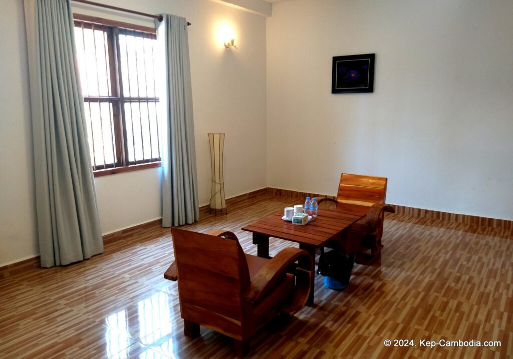 Kep Lodge Guesthouse & Restaurant in Kep, Cambodia.