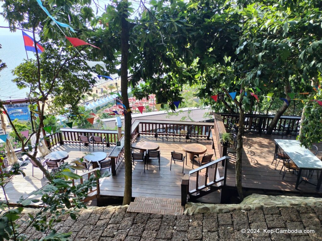 Zip Line Cafe in Kep, Cambodia.