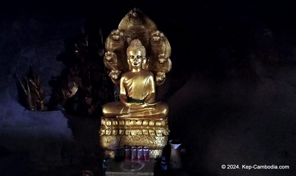 Kampong Trach Caves and Mountains in Kep, and Kampot, Cambodia.