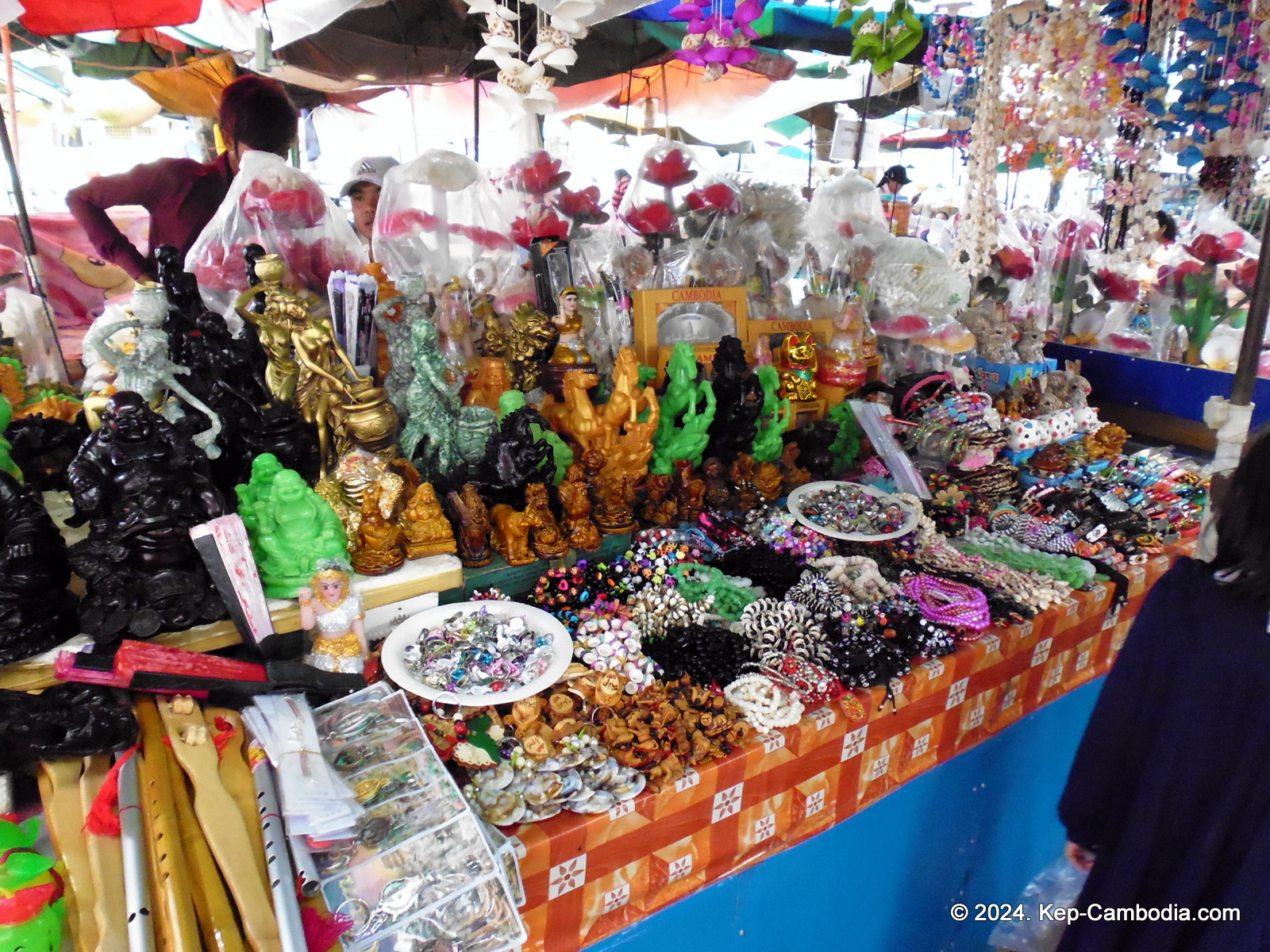 Kep Crab Market in Kep, Cambodia.