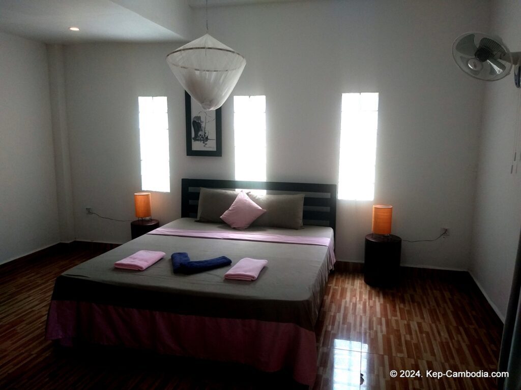 Kep Lodge Guesthouse & Restaurant in Kep, Cambodia.