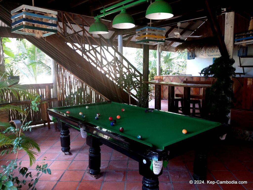Kep Lodge Guesthouse & Restaurant in Kep, Cambodia.