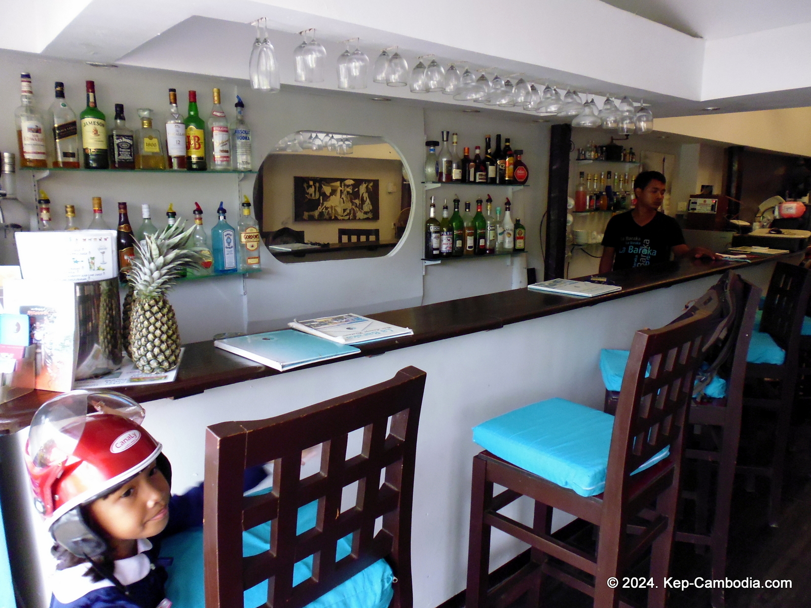 Kep Crab Market in Kep, Cambodia.