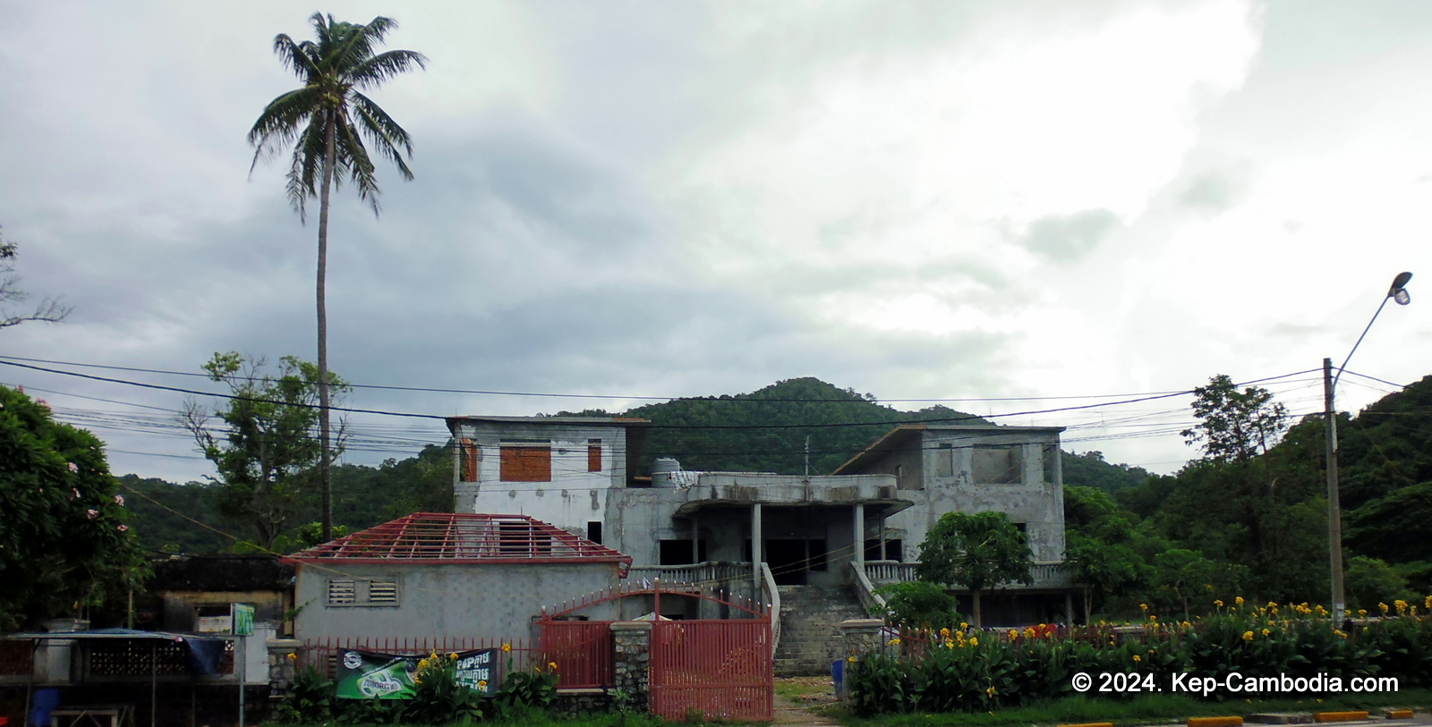 Kep Crab Market in Kep, Cambodia.