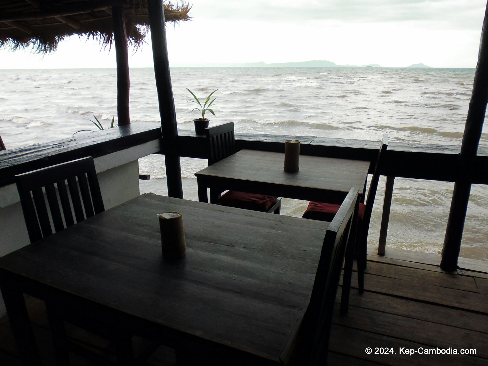 Kep Crab Market in Kep, Cambodia.