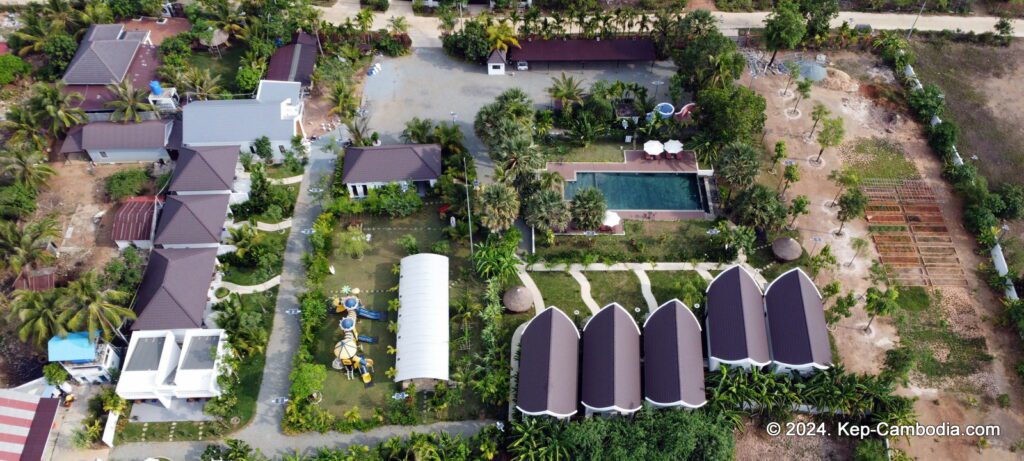 Sunset Resort in Kep, Cambodia.