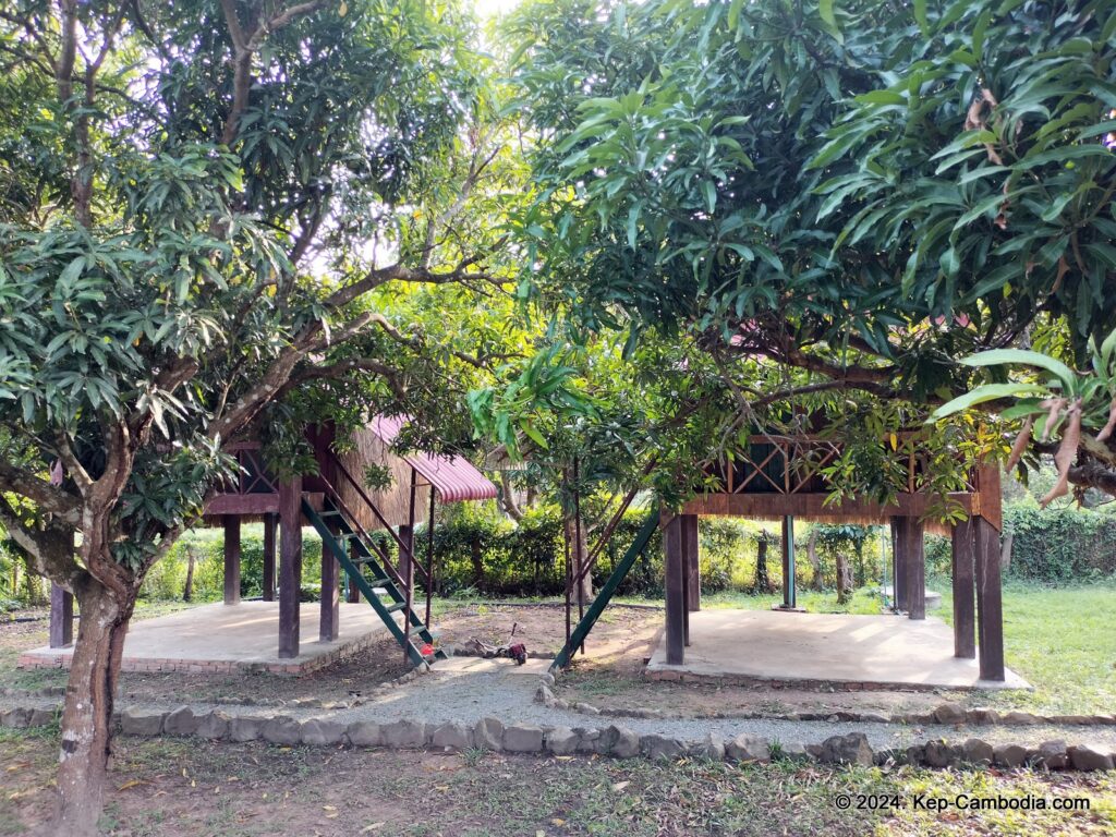 Le Soleil Restarant and Bungalows in Kep, Cambodia.